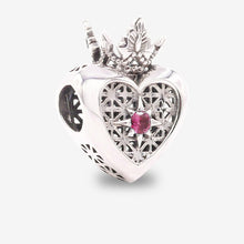 Load image into Gallery viewer, Pink Queen Heart Charm