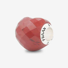 Load image into Gallery viewer, Faceted Red Jasper Heart