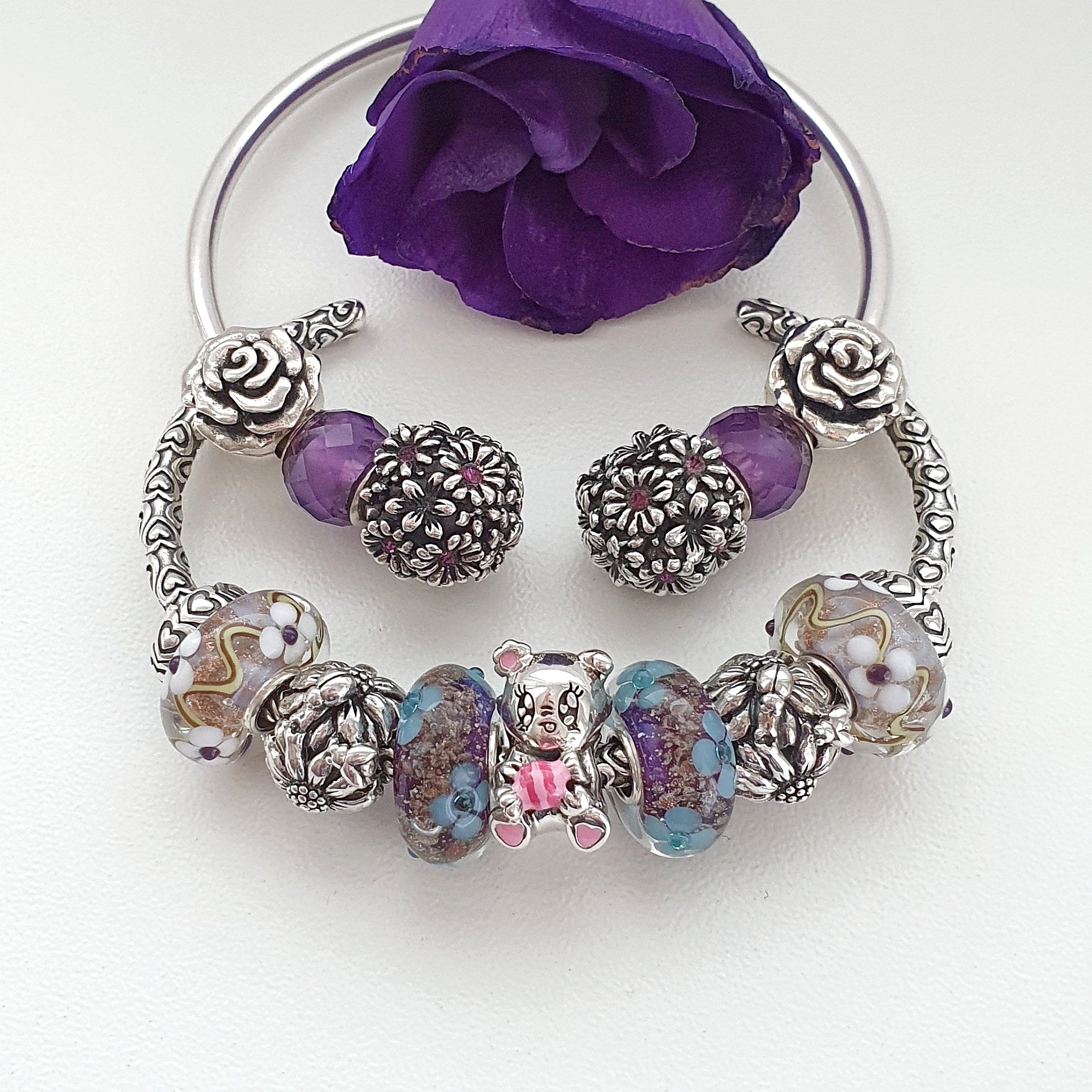 Beca Bear Flower Design