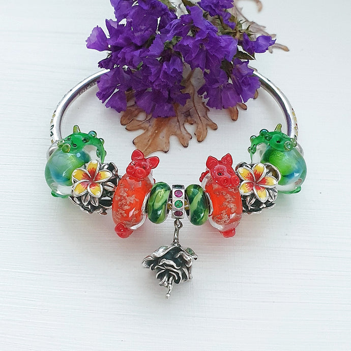 Flower Dragon Design