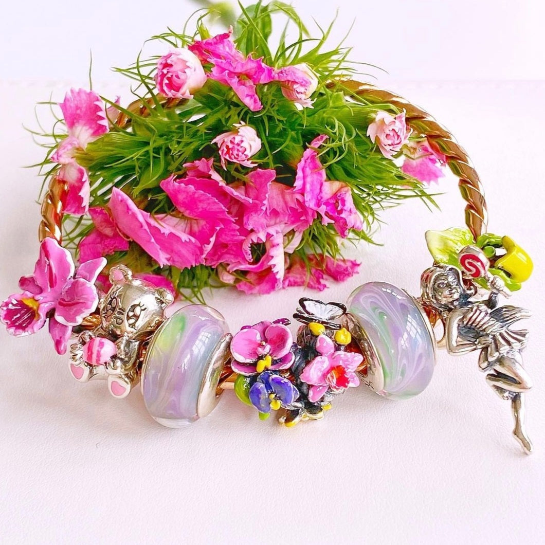 Wild Orchid Fairy Garden Design