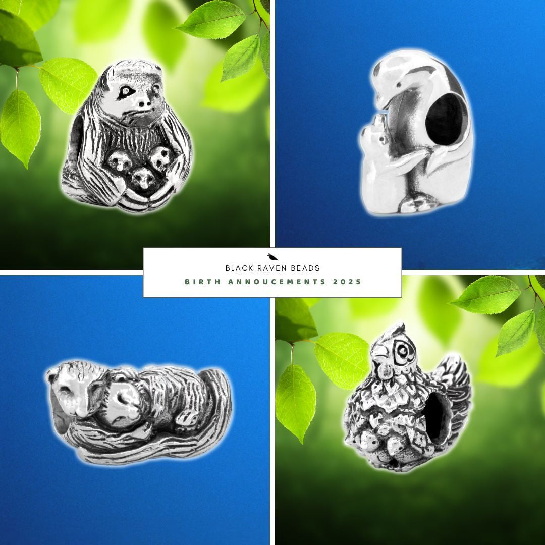 Black Raven Birth Announcements from Nature