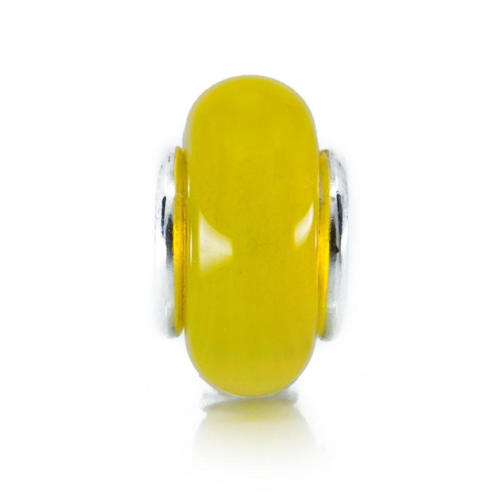 Autumn Yellow Glass Spacer