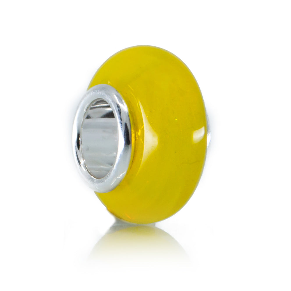 Autumn Yellow Glass Spacer