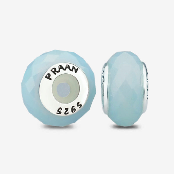 Baby Blue Opal Crystal Stopper Charms