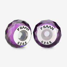 Load image into Gallery viewer, Bright Violet Crystal Stopper Charms
