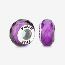 Load image into Gallery viewer, Bright Violet Crystal Stopper Charms
