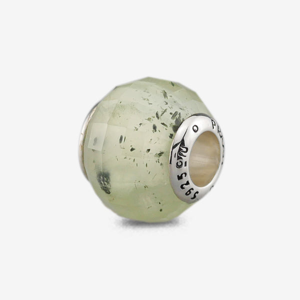 Faceted Prehnite Quartz Charm