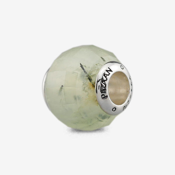 Faceted Prehnite Quartz Charm