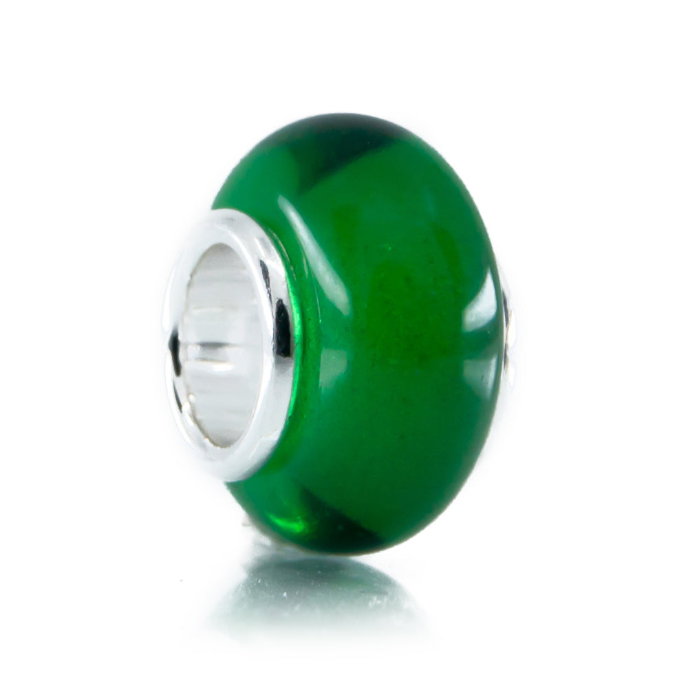 Deep Green Glass Spacer