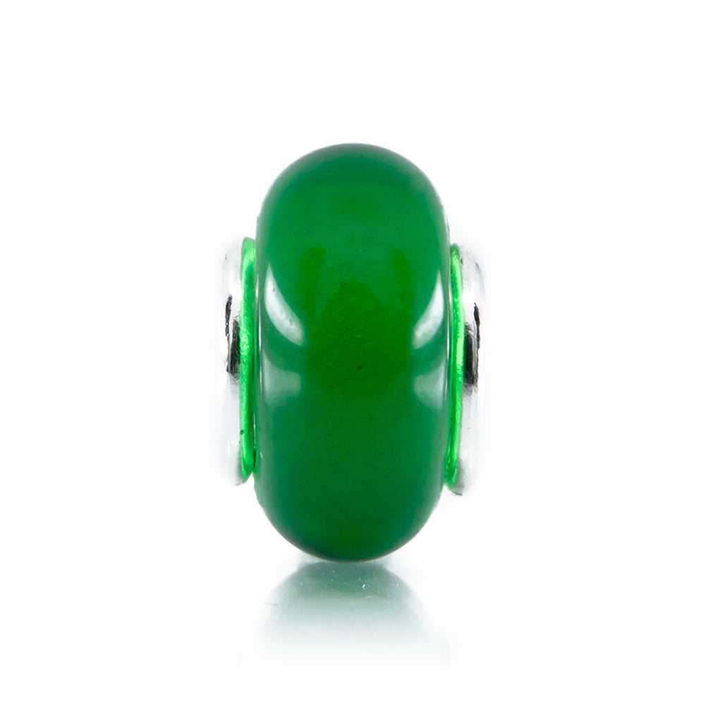 Deep Green Glass Spacer