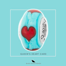 Load image into Gallery viewer, Queen&#39;s Heart Card Bead
