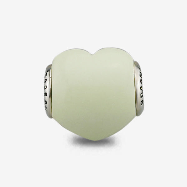 Lemon Australia Chrysoprase Heart Charm