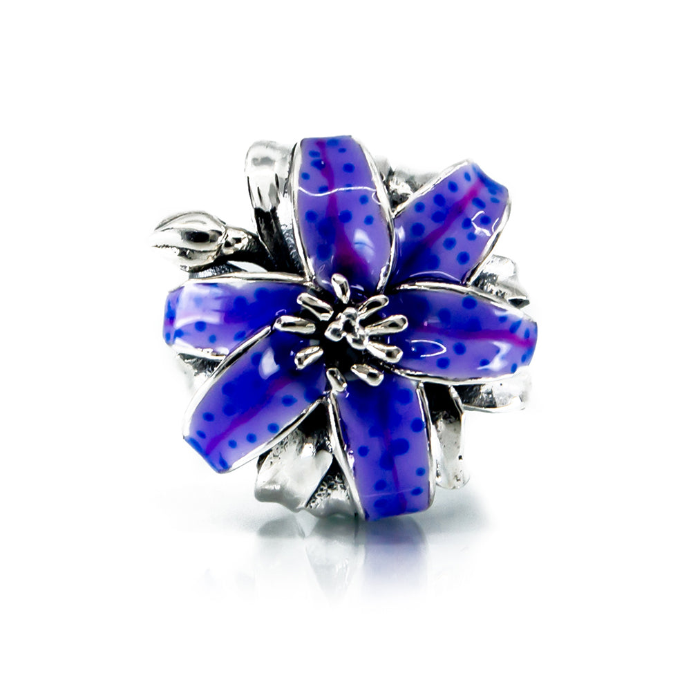 Purple Dream Lily Charm