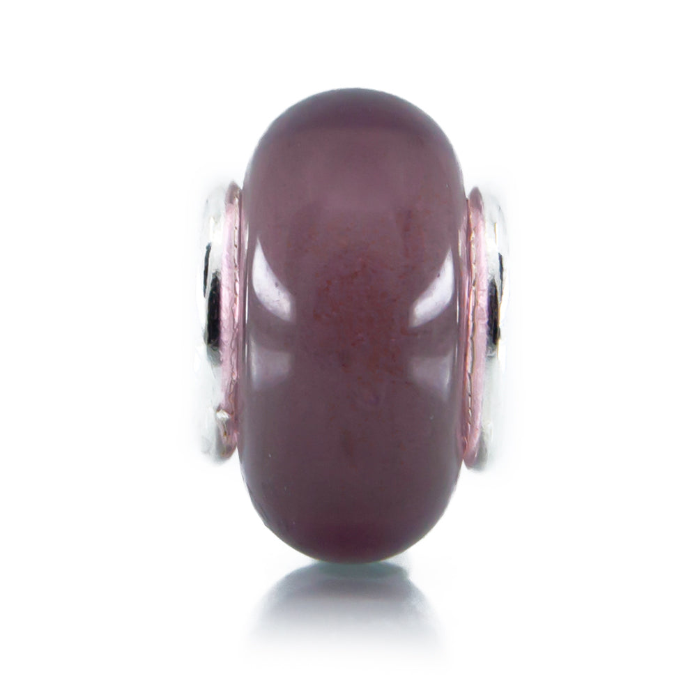 Amethyst Purple Glass Spacer