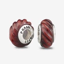 Load image into Gallery viewer, Red Tiger Eye Twisted Rope Stopper Charms
