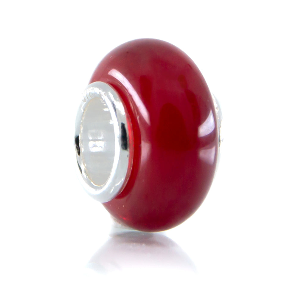 Cherry Red Glass Spacer