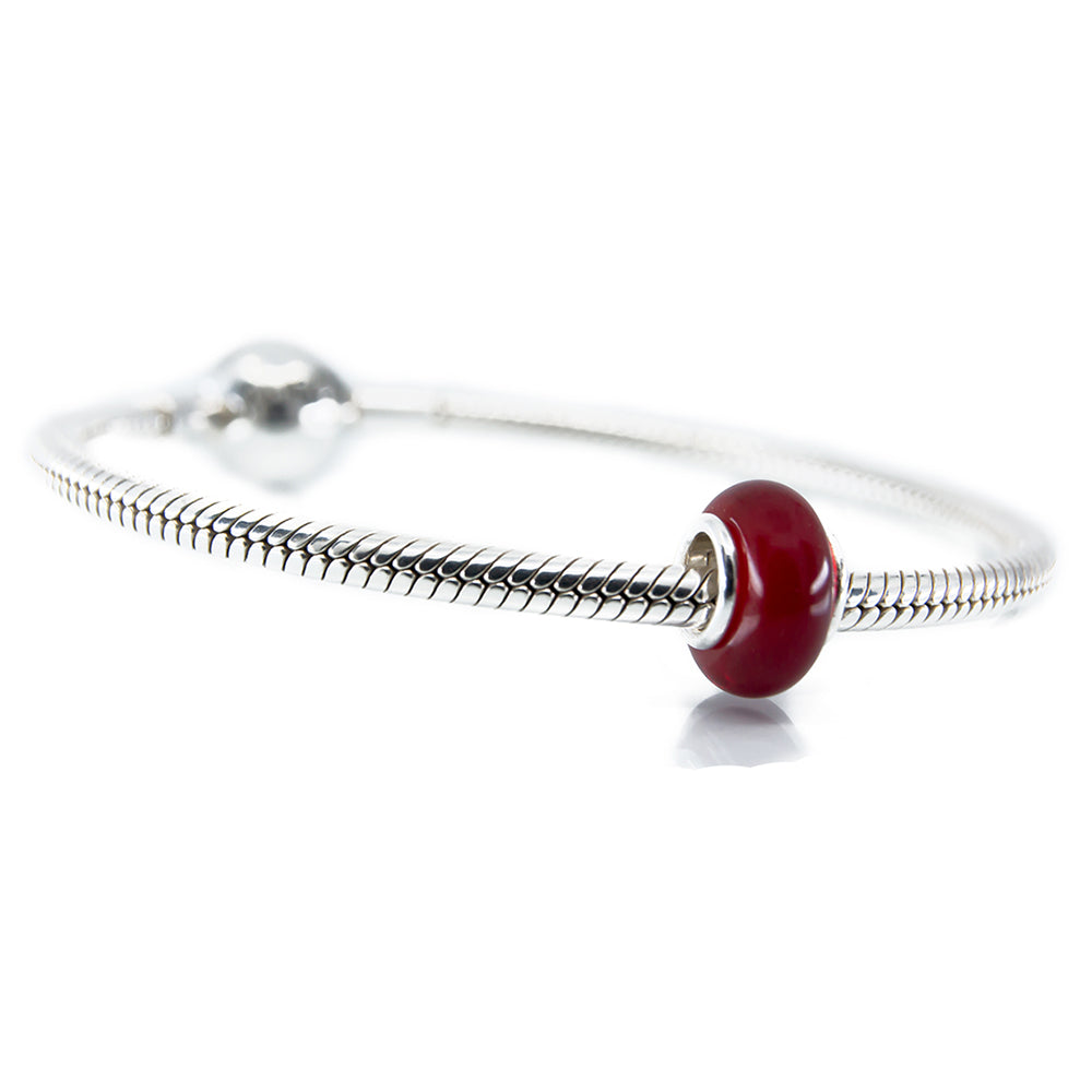Cherry Red Glass Spacer
