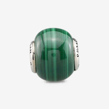 Load image into Gallery viewer, Round Malachite Charm
