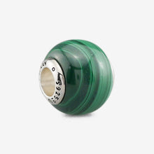 Load image into Gallery viewer, Round Malachite Charm
