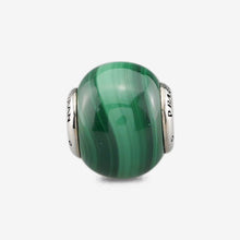 Load image into Gallery viewer, Round Malachite Charm
