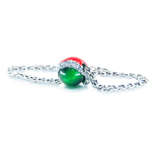 Load image into Gallery viewer, Santa&#39;s Red Hat Glass Bead
