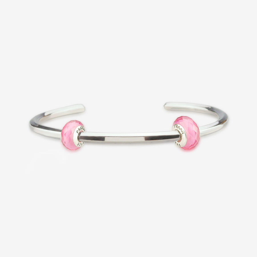 Sea Pink Crystal Stopper Charms