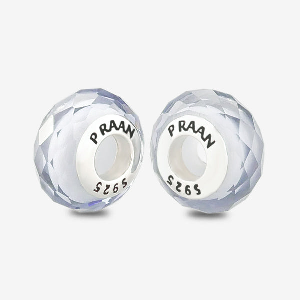 Strom Gray Crystal Stopper Charms