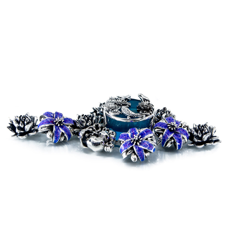 Purple Dream Lily Charm