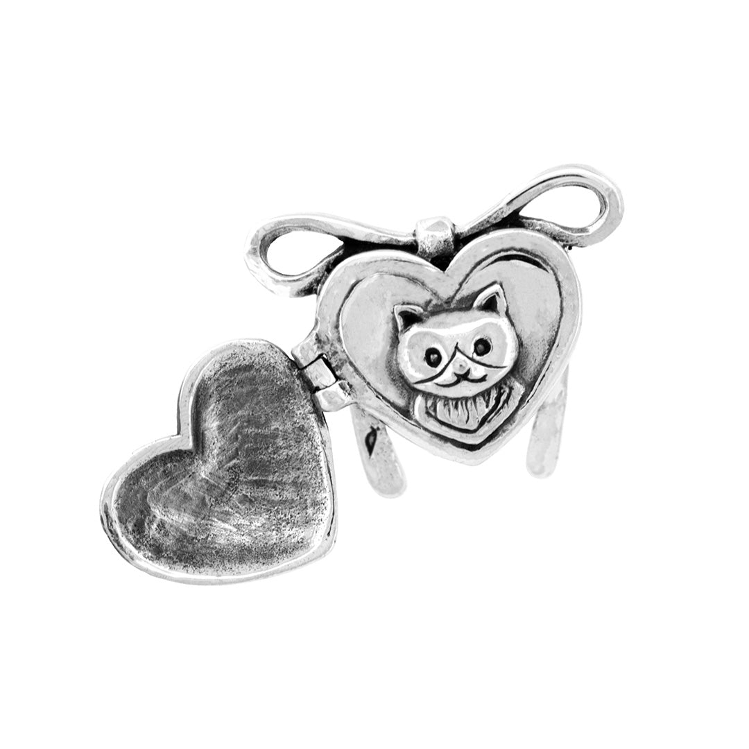 Cat in My Heart - Heart Locket