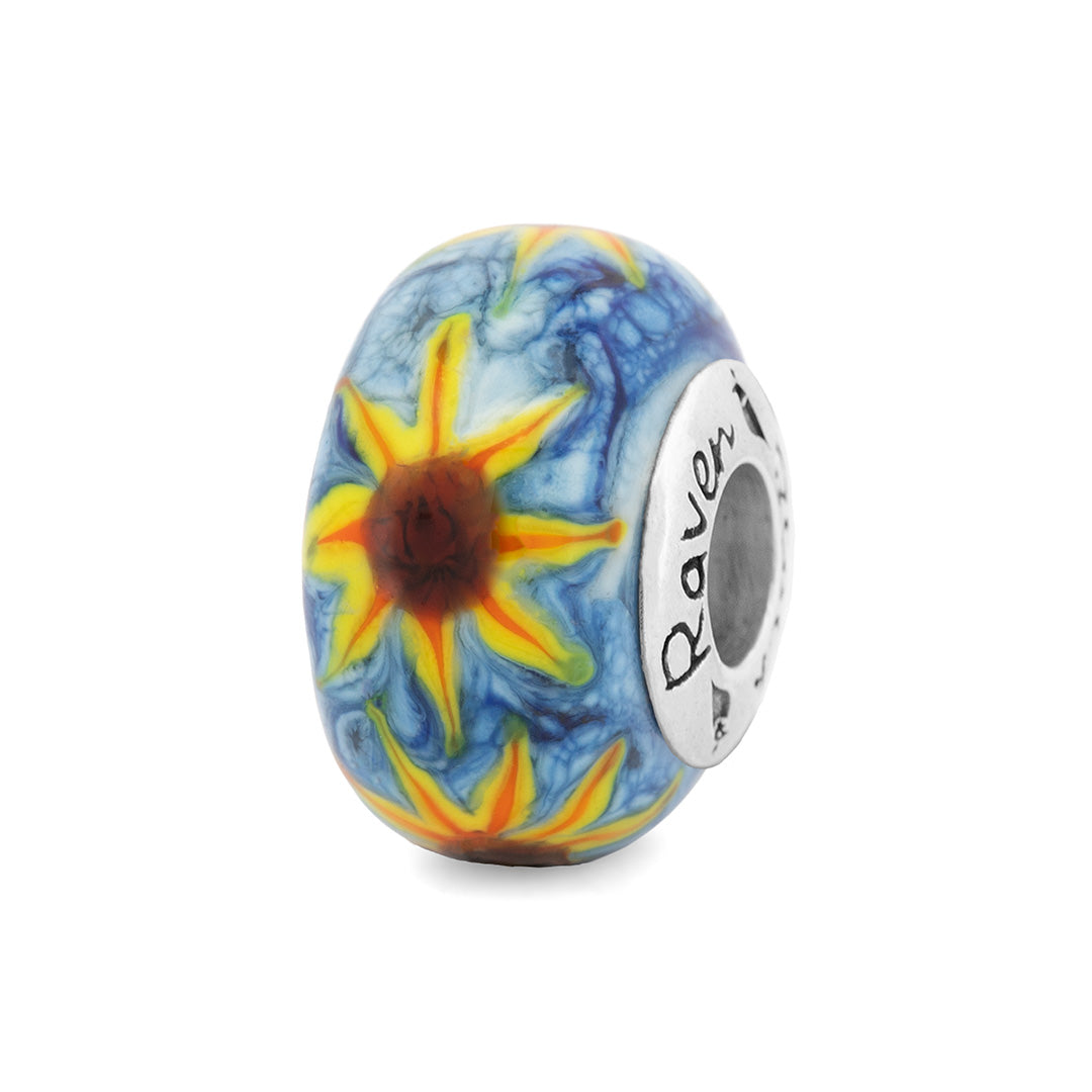 Van Gogh Sunflowers Under the Stars Glass LE