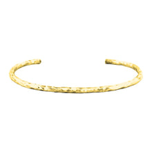 Load image into Gallery viewer, Bangle Hammered Brass
