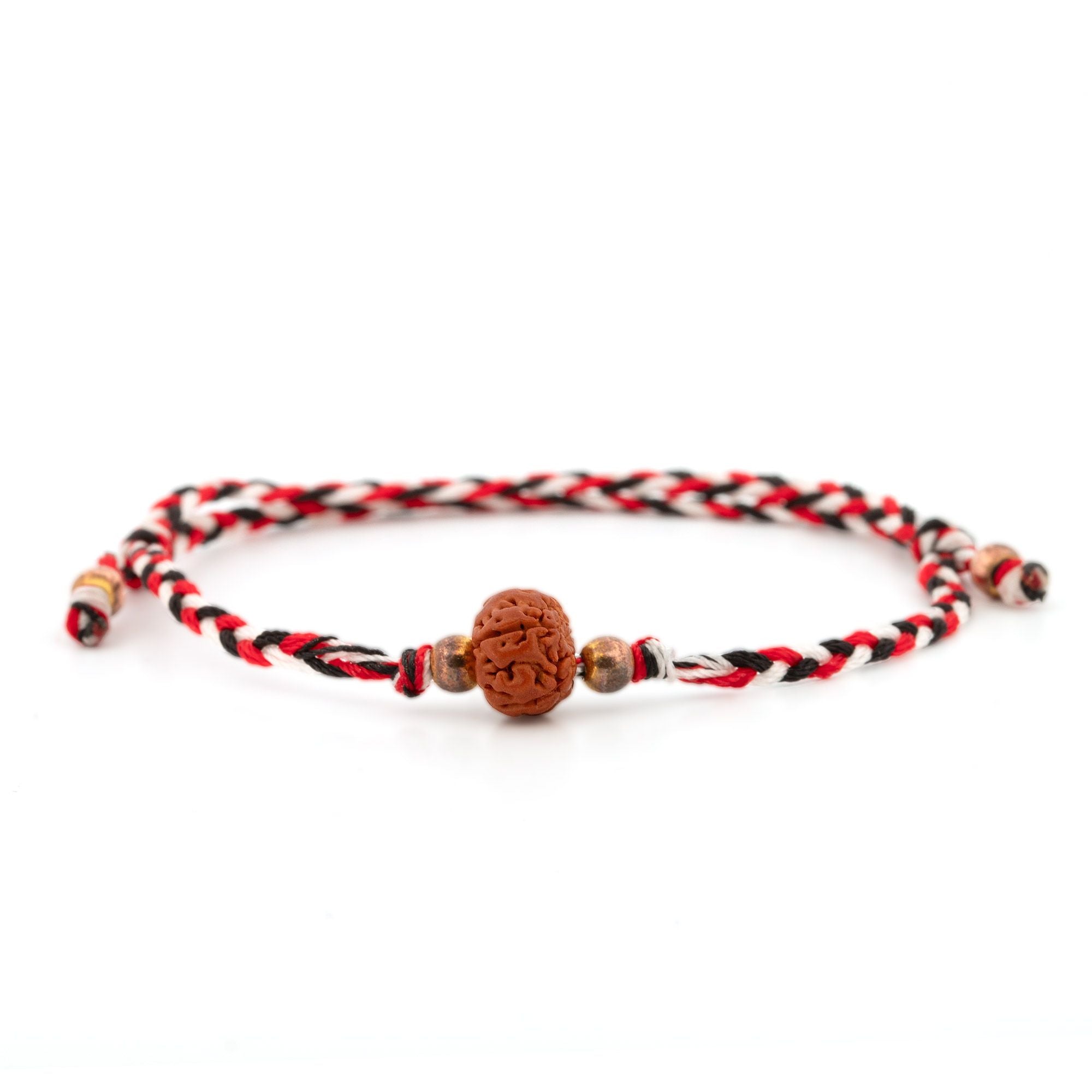 Tridatu Bracelet with Rudraksha Seed