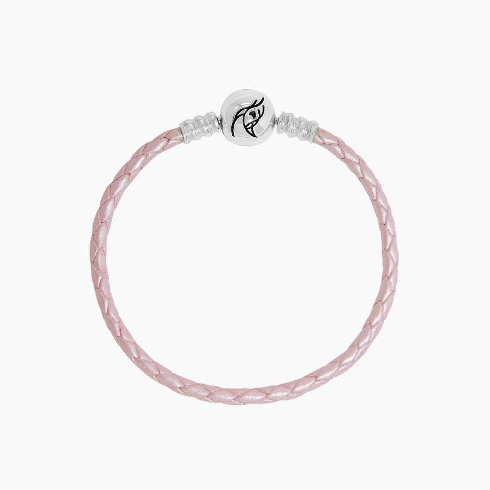Single Leather Bracelet Mystic Pink