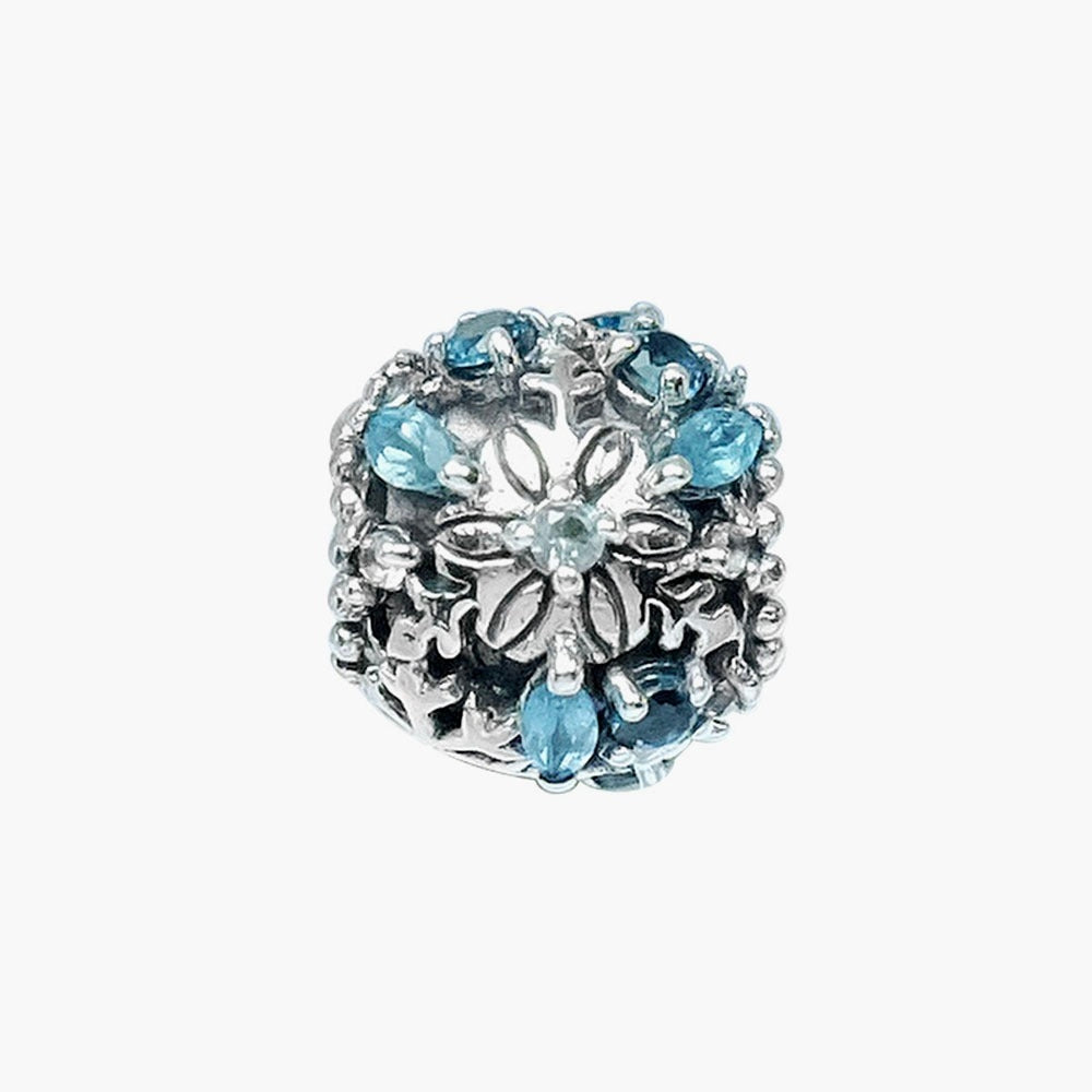 Topaz Snowflake Bead