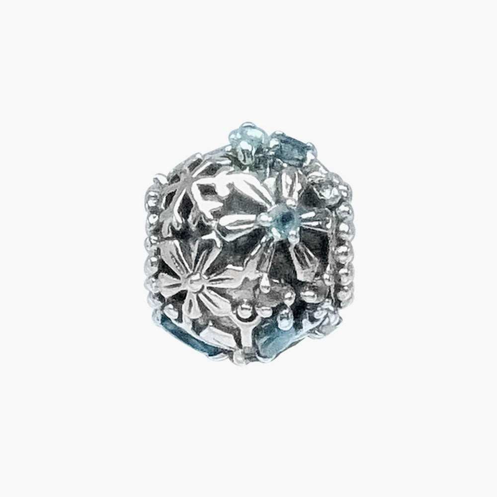 Topaz Snowflake Bead
