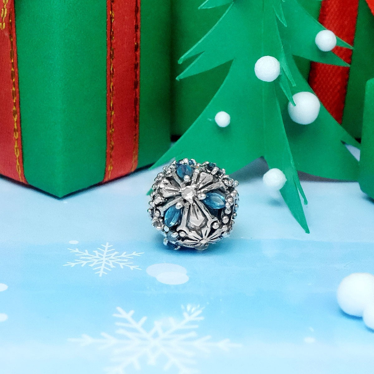 Topaz Snowflake Bead