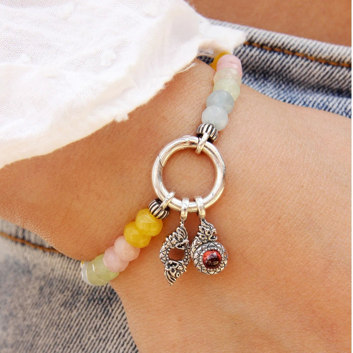 Rainbow Quartz Bracelet