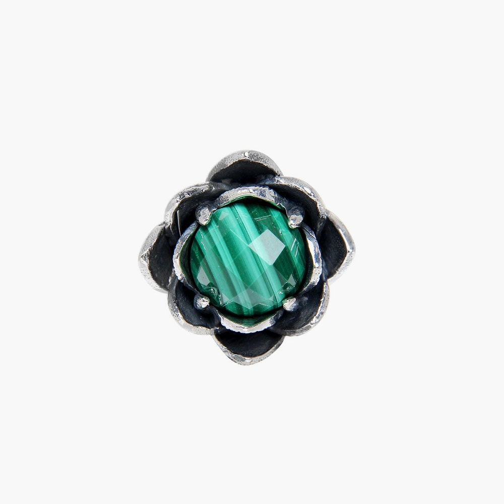 Lotus Malachite Bangle Lock
