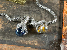 Load image into Gallery viewer, Dragon Claw with Glass Pendant
