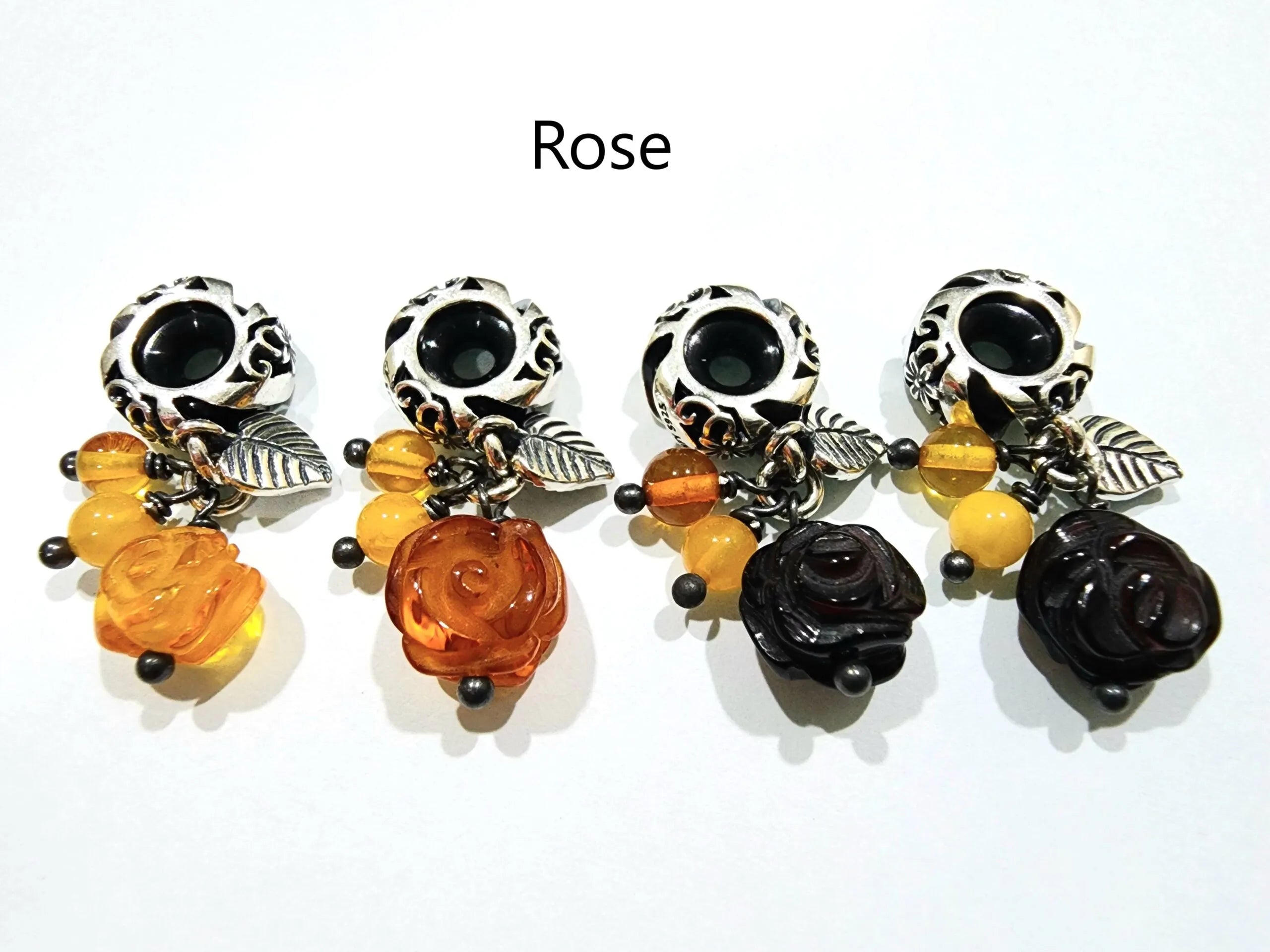 Flowery Dangle Stopper - Rose