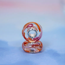 Load image into Gallery viewer, Marble Glass Bead Orange
