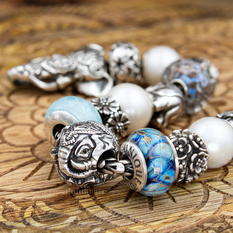 Bead Sacred elephant cz