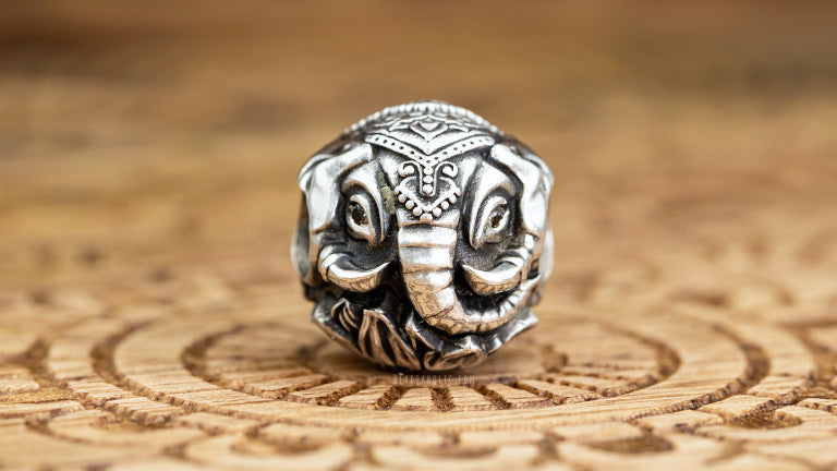 Bead Sacred elephant cz