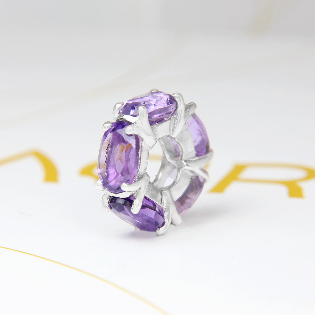 Amethyst Spacer Bead