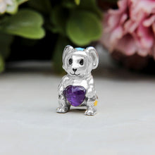 Load image into Gallery viewer, Astro Bunny Purple Amethyst
