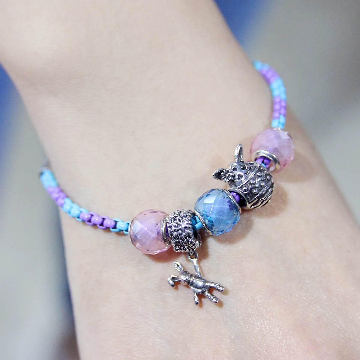 Pop Bracelet Blue Lush/Purple Berry