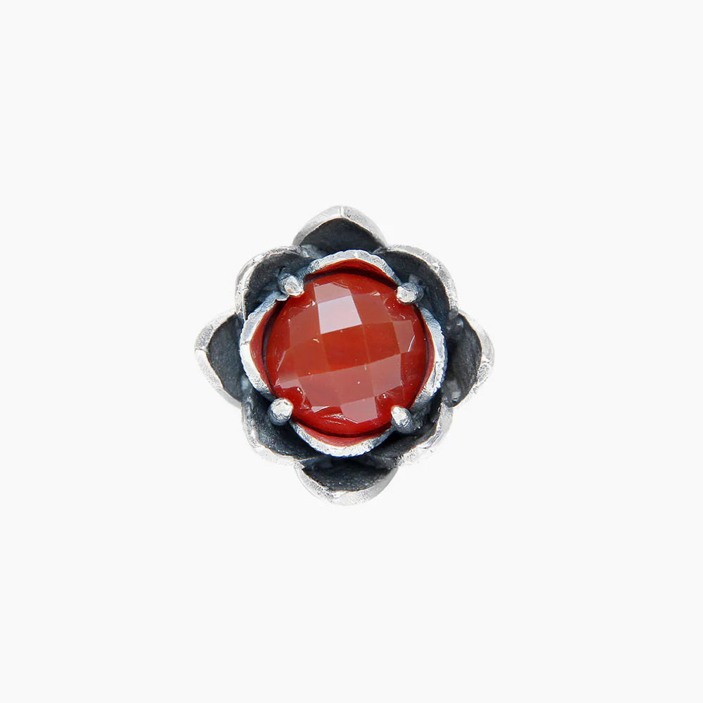 Lotus Red Agate Bangle Lock