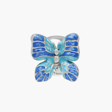 Load image into Gallery viewer, Blue Butterfly Clip Lock
