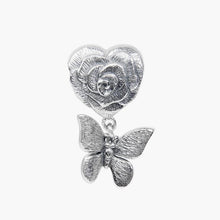 Load image into Gallery viewer, Butterfly Heart Dangle Bead
